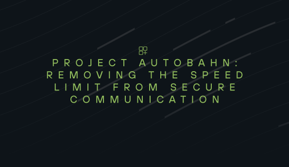 Removing speed limits and securing connections with Autobahn