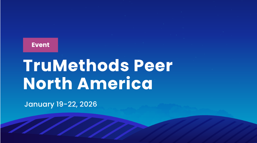 TruMethods Peer Conference 
