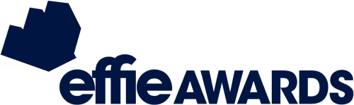 Effie Awards logo with a stylized gold trophy next to the words 'effie AWARDS' in black and gold text.