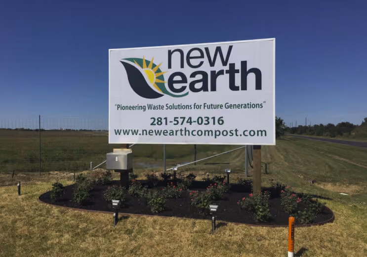 Sign for New Earth