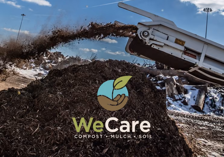 WeCare compost being produced