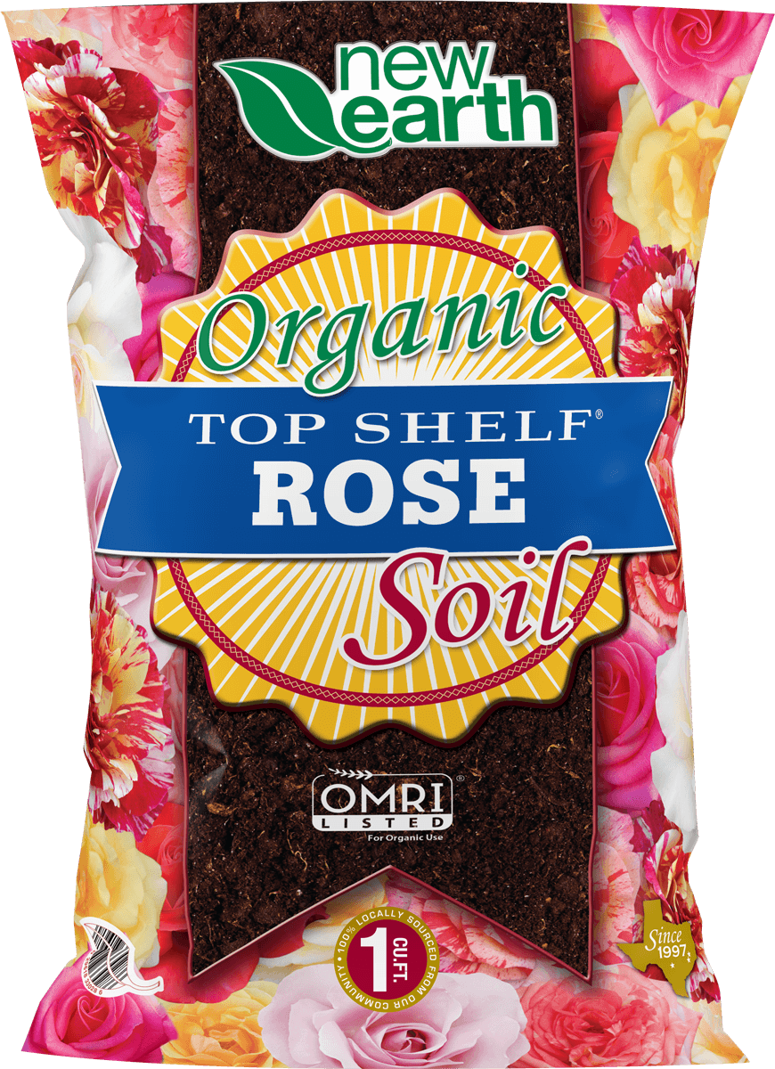 New Earth Bagged Organic Top Shelf Rose Soil