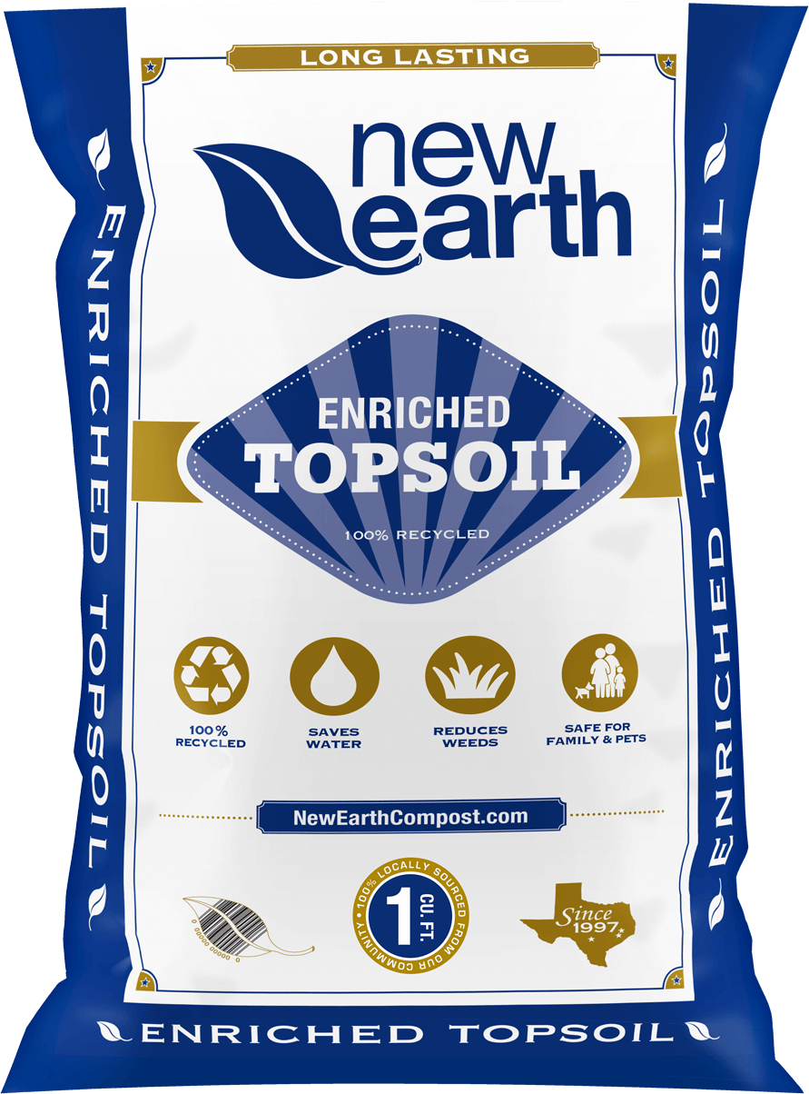 New Earth Bagged Enriched Topsoil 1 cu. ft.