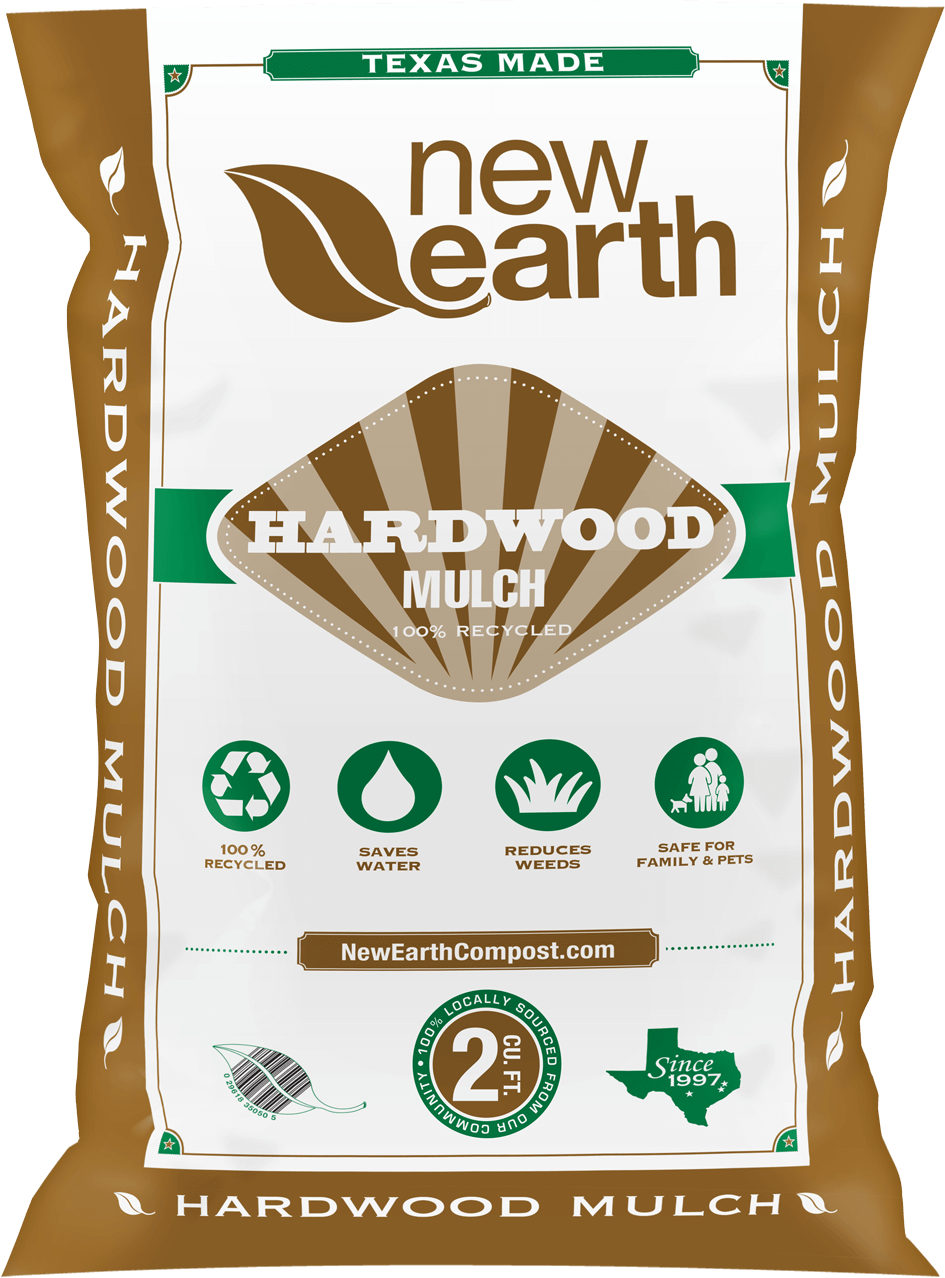 New Earth Bagged Hardwood Mulch 2 cu. ft.