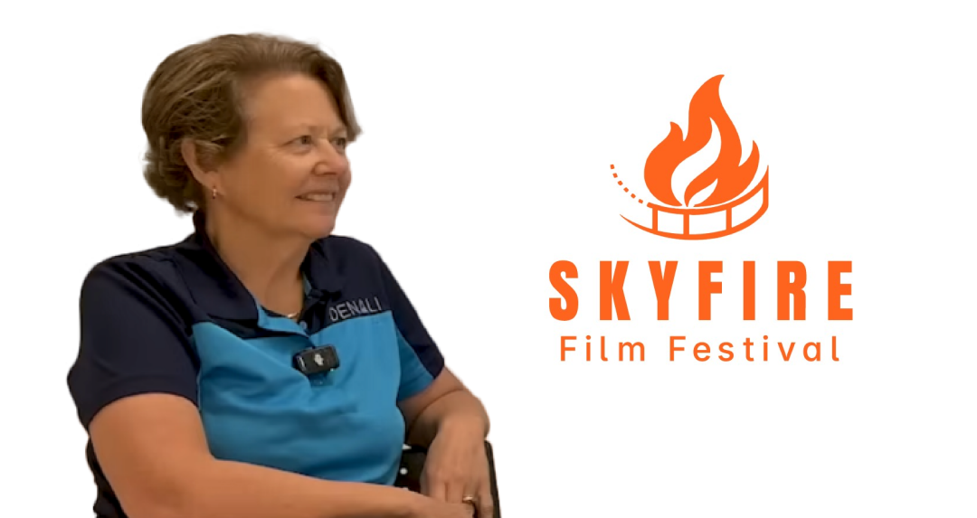 Denali representative speaking at Skyfire Film Festival