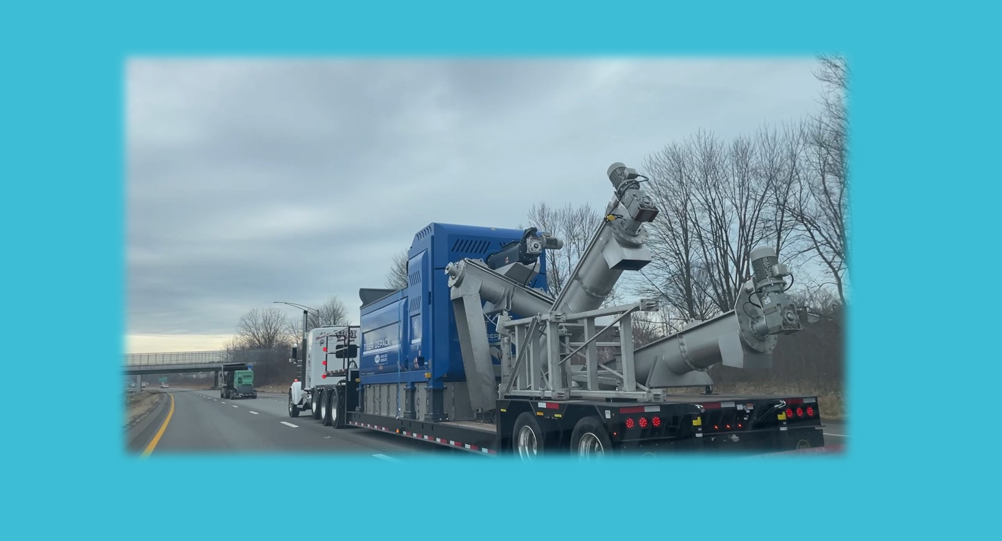 Denali's mobile depackaging unit