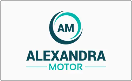 Alexandra Motor logo, link to their website