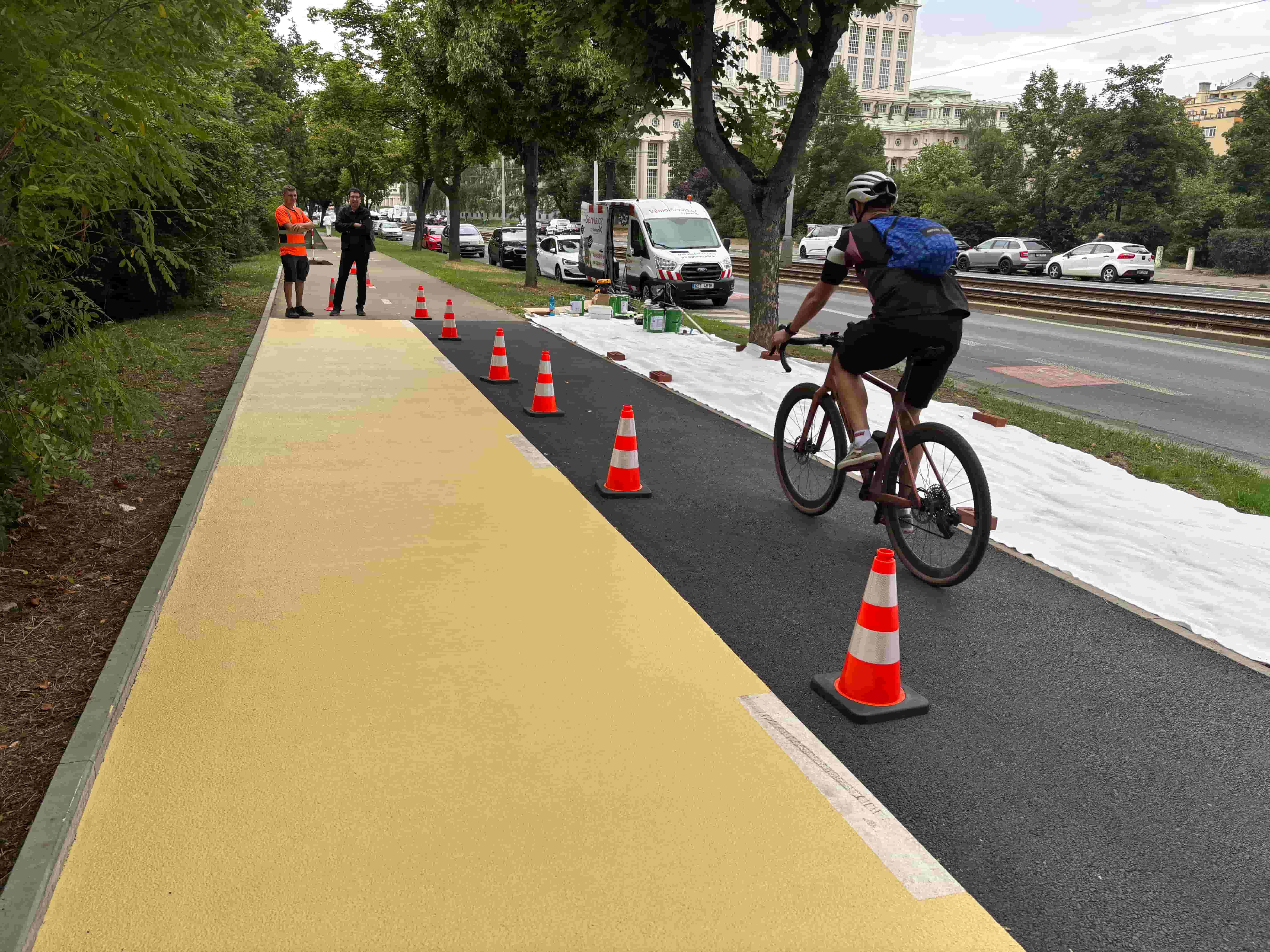 A2 Radweg Praha Podolí