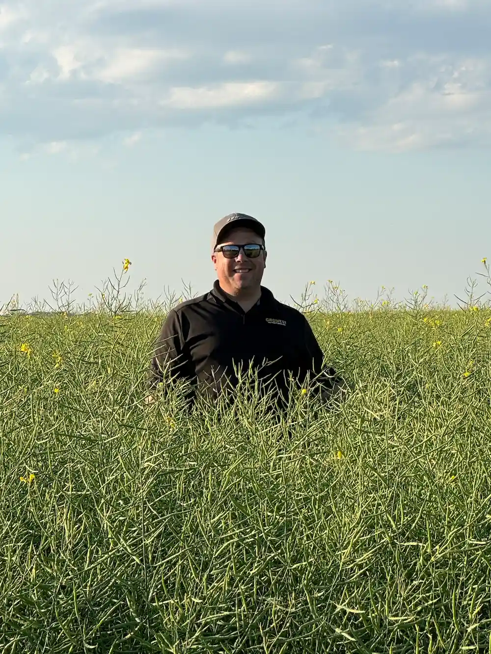 thomas winny amidst wheat field