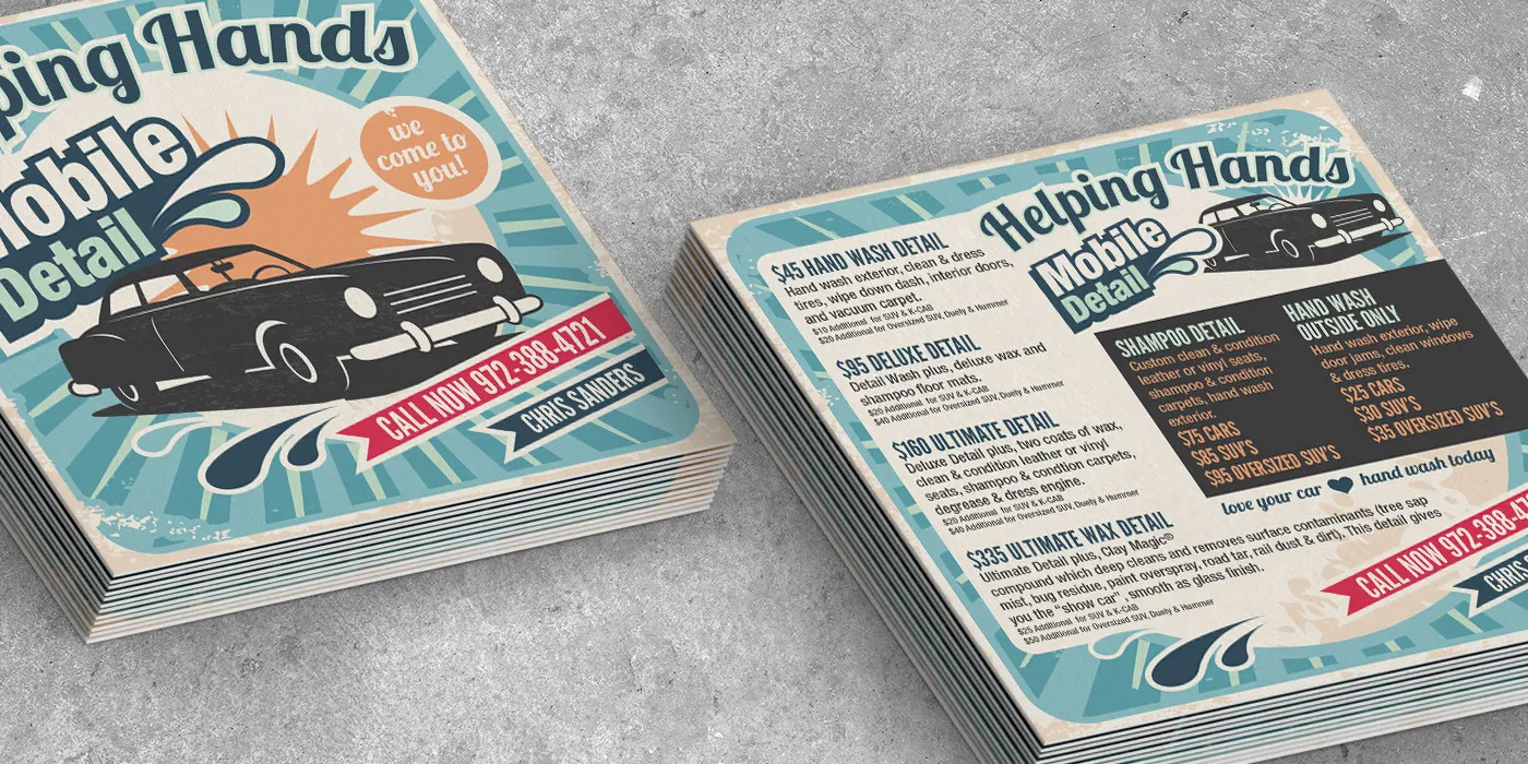 Digital Marketing and Branded Flyer and Tri-Fold Design DFW
