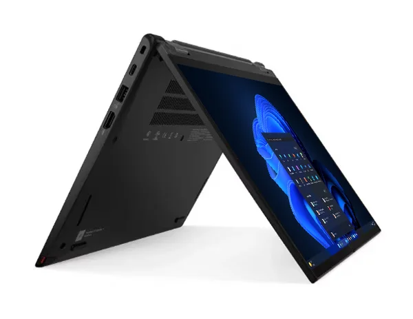 Lenovo ThinkPad Folded to show it's versatility.