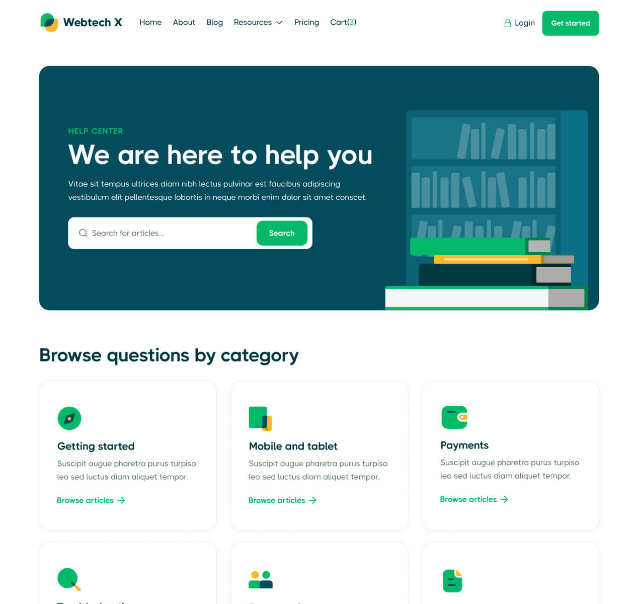 Blog V1 - Fintech X Webflow Template