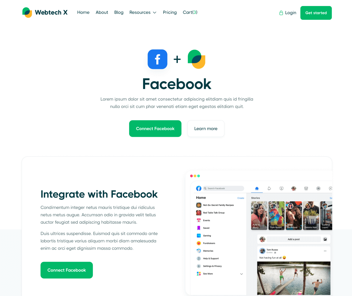 Integration Single - Webtech X Webflow Template