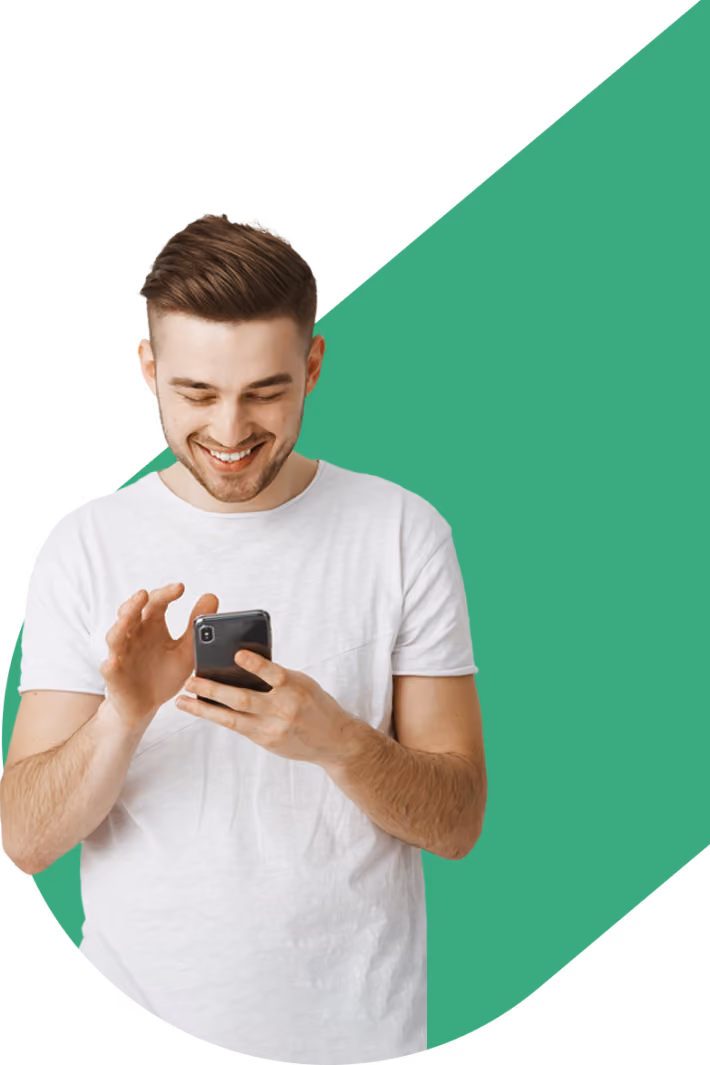 Person with phone
