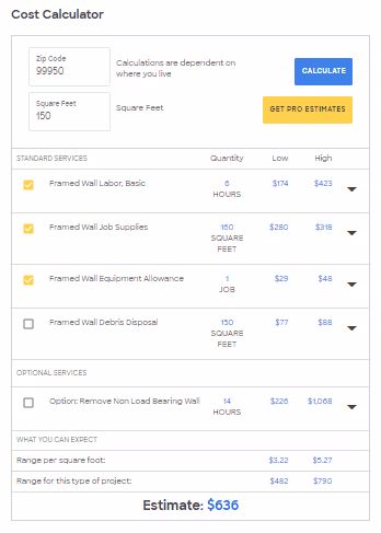 Cost Calculator