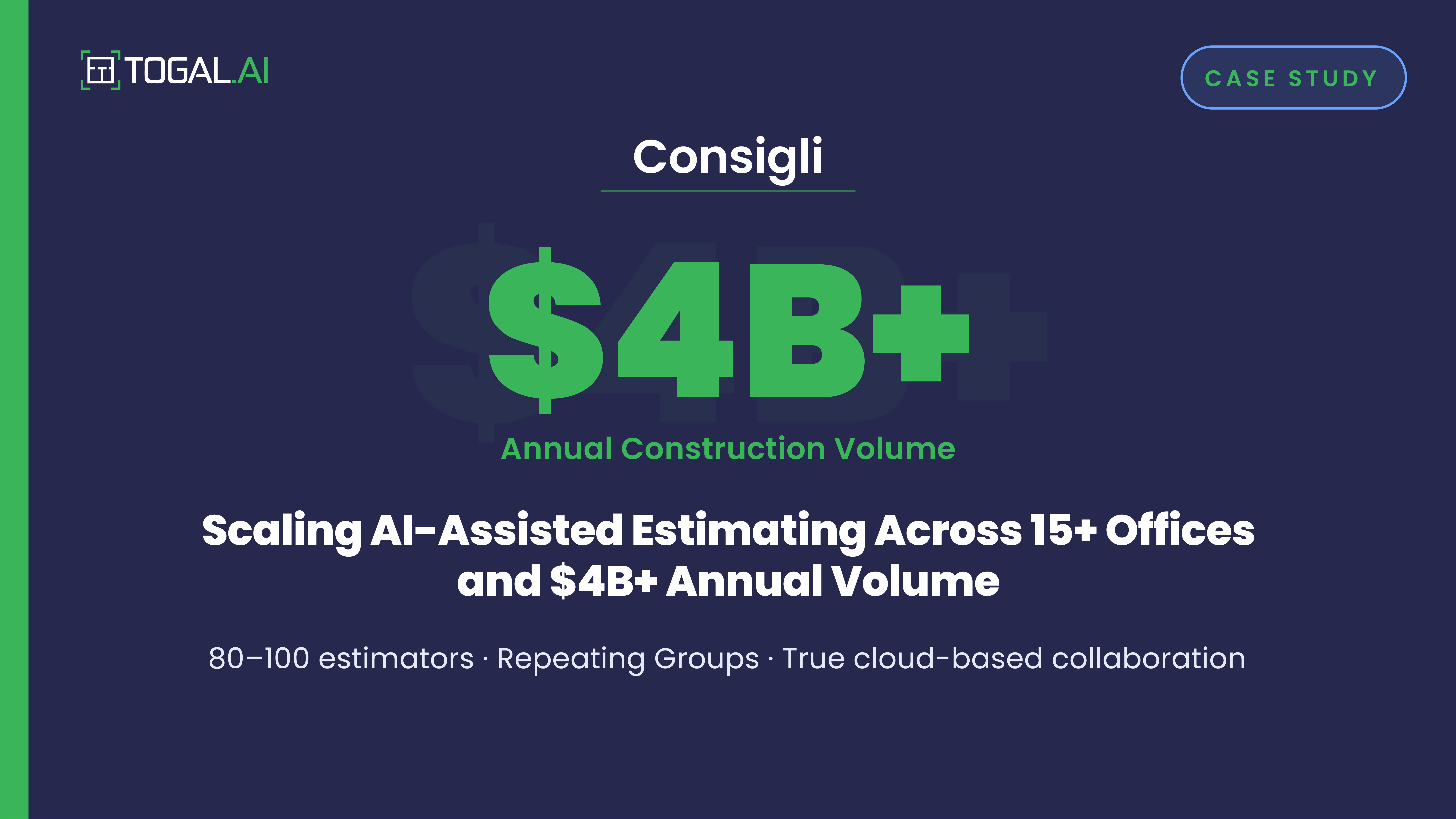 How Consigli Scales Estimating with AI-Assisted Takeoffs