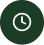 White checkmark inside a dark green circle.