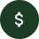 Dark green circular button with a white check mark in the center.