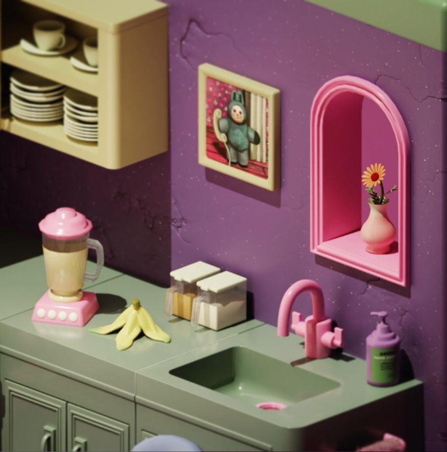 Meet Haruka Meylin: The Painter Blending Fantasy and Reality with 3D Art