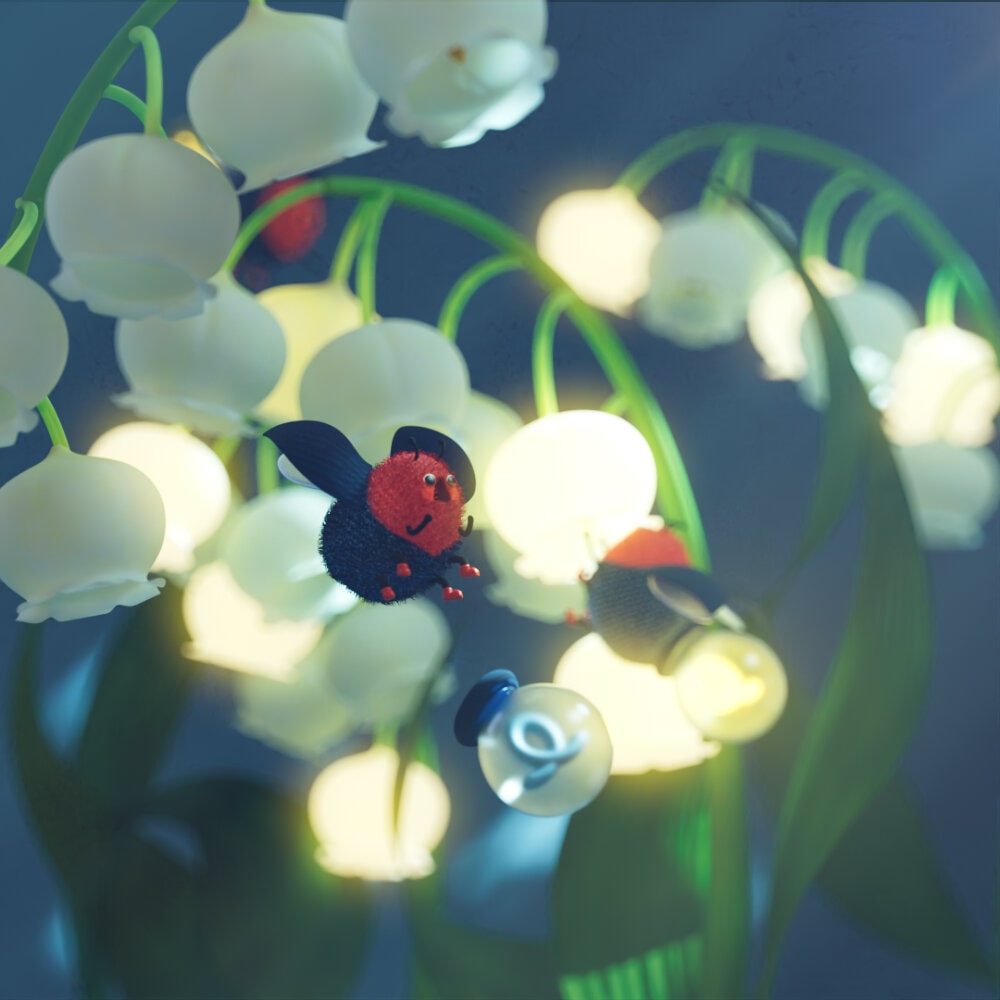 Unseen Garden making of - メイキング記事 - ホタルのモデリング