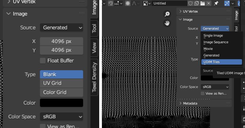 Setting up UDIMs in Blender: Step-by-step