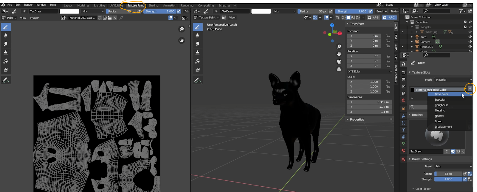 Blenderでマスクの準備