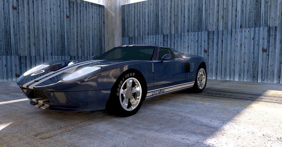 3D model of a car
