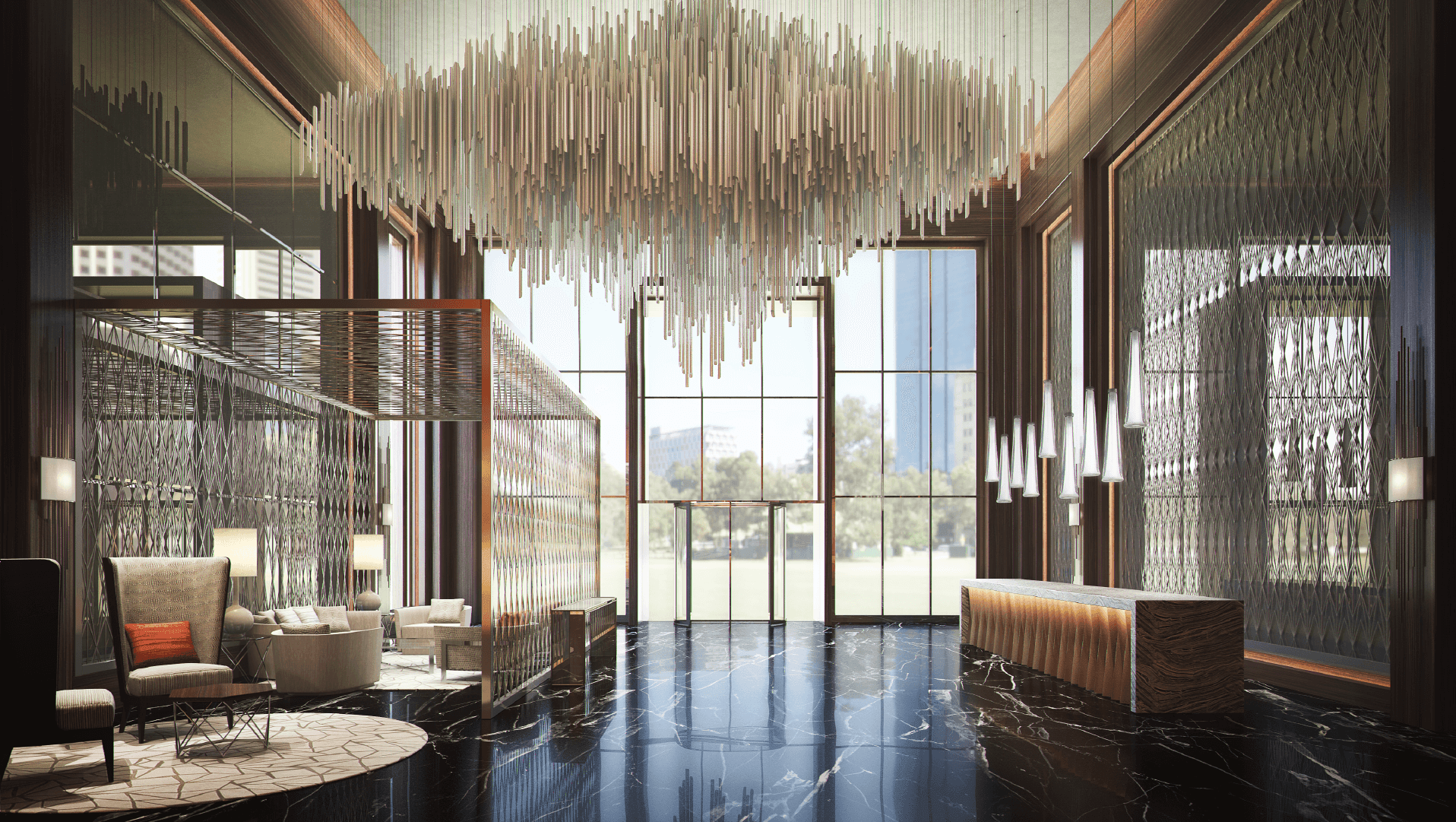 hotel lobby