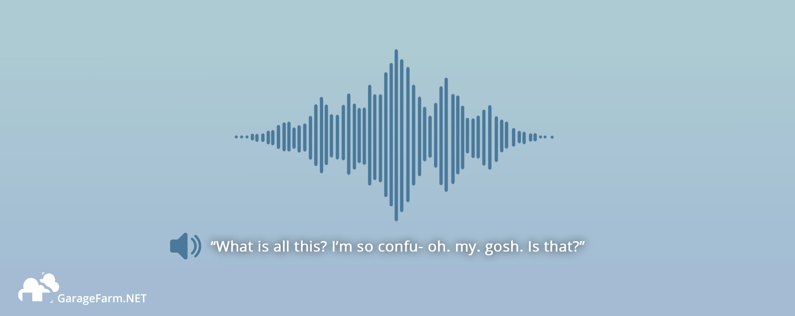 Example of an AI generated voice