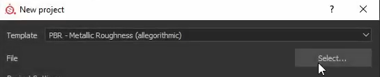 Import the meshes into Substance Painter
