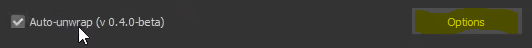 Options button