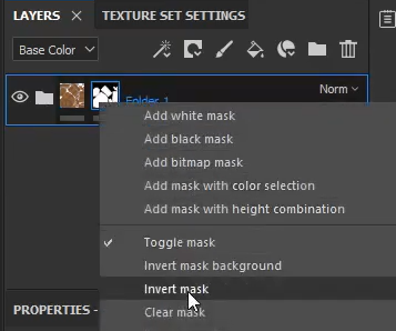duplicate the folder, right-click on the mask and click on Invert Mask.