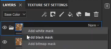 add a black mask