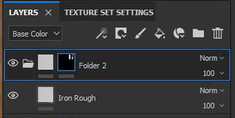 The handles were also masked out to their own folder with a different material