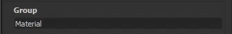 Type in “Material” under Group