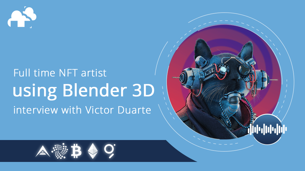 [고객 인터뷰] 산업 디자인 전공에서 블렌더 3D 사용 NFT 아티스트가 된 빅터 듀와트