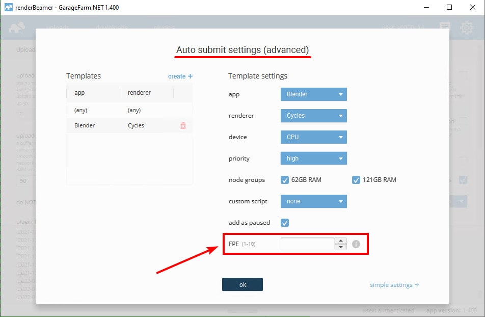 How to use and optimize Frame Per Execution (FPE)