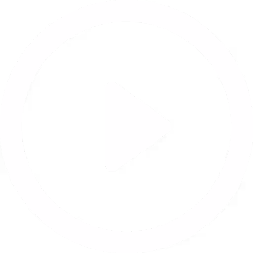 White play button icon inside a white circular border on a transparent background.