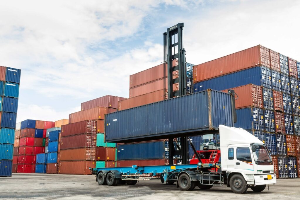 Import export container loading operations