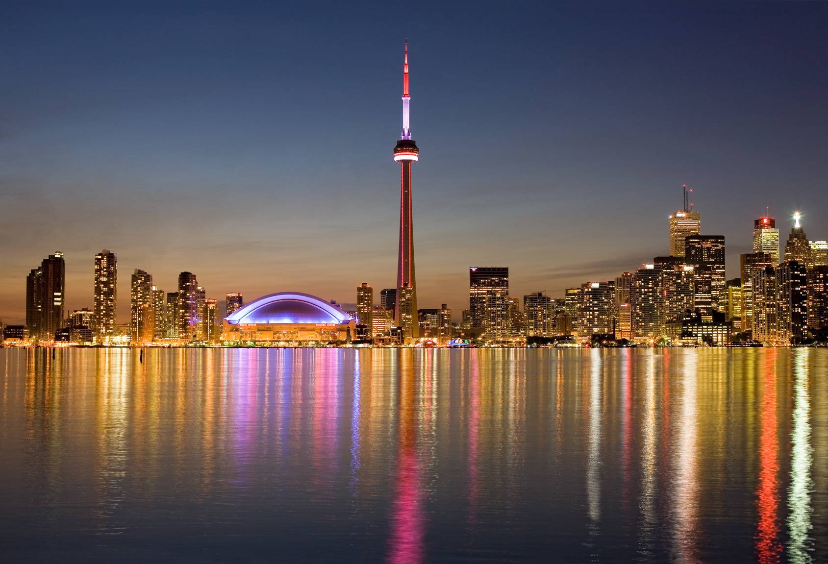 City skyline representing global polymer supply headquarters