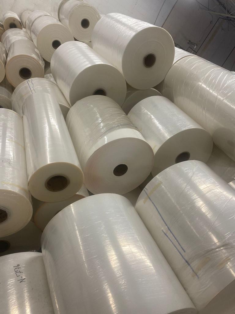 BOPP film material roll for packaging