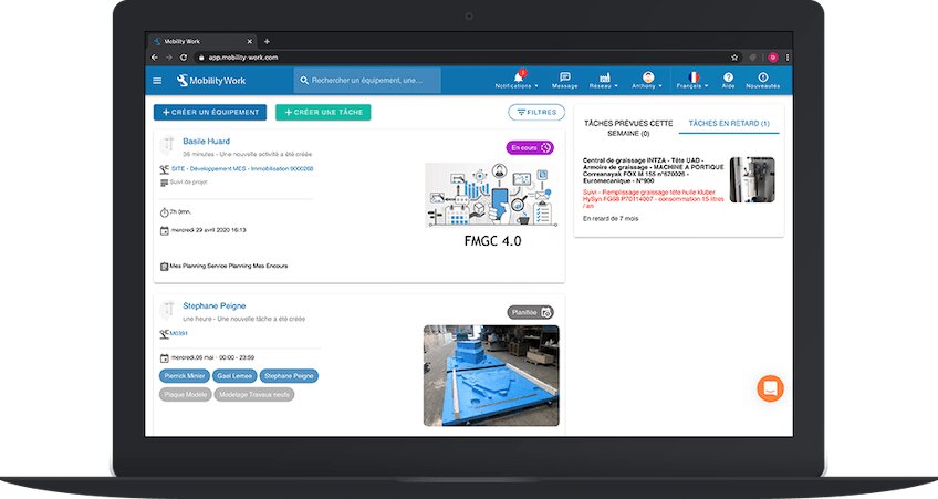 gmao mobile plateforme gestion maintenance