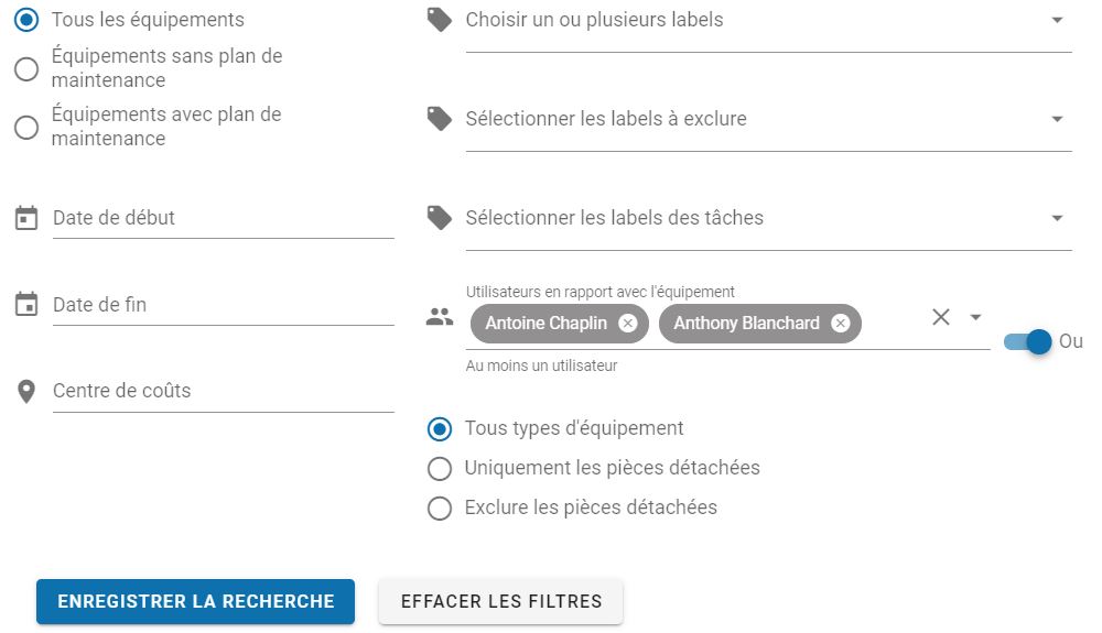 gmao nouvelle génération filtres
