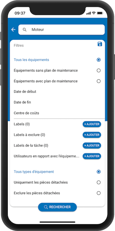labels gmao maintenance industrielle
