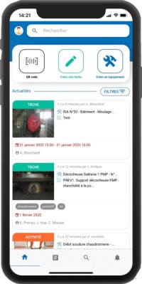 Une GMAO mobile sur smartphone pour appliquer un plan de maintenance