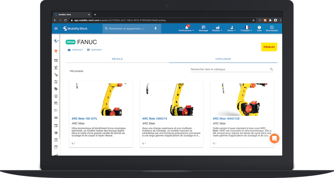 fanuc gmao mobility Work