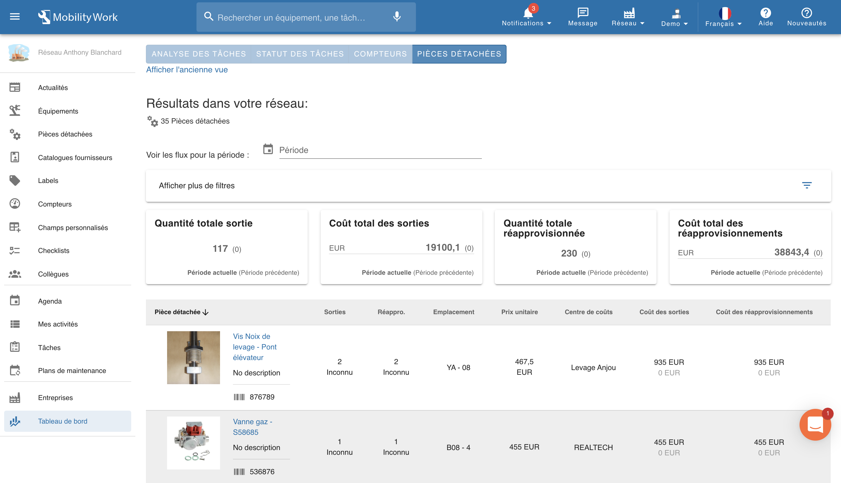 Gérer les stocks de pièces détachées dans la construction aéronautique