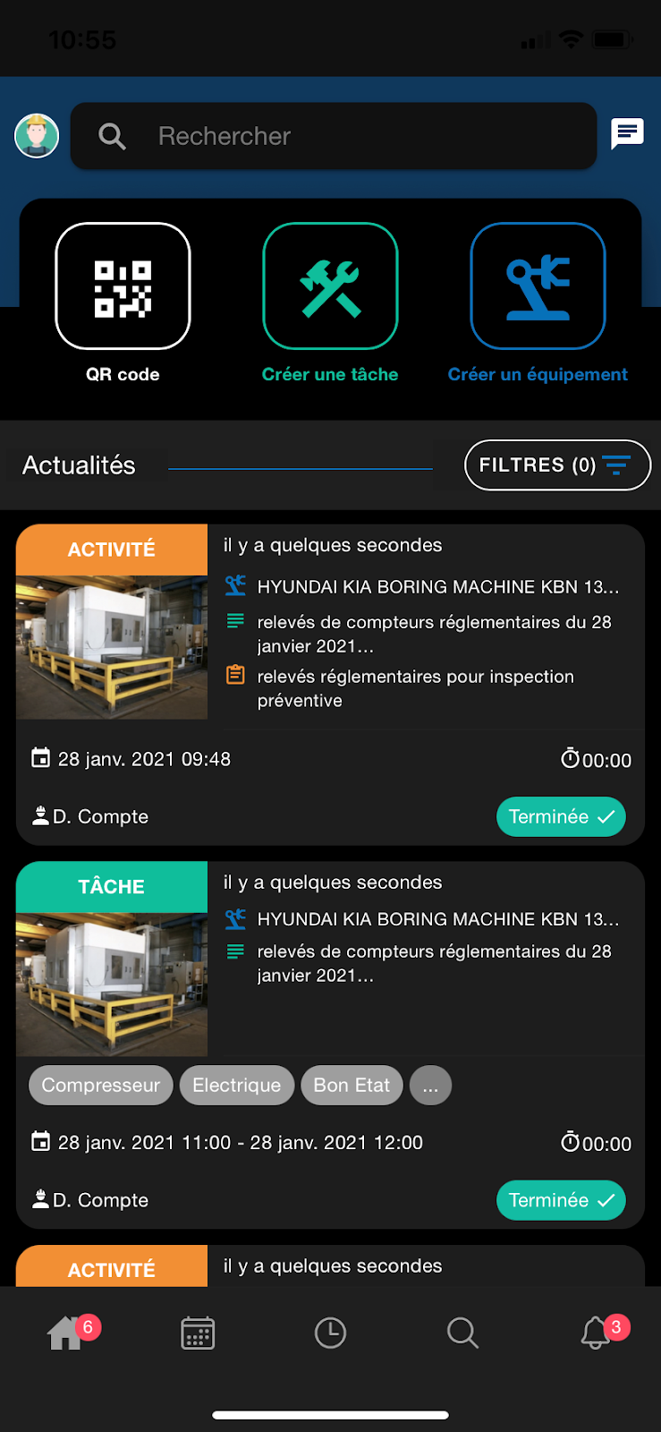 GMAO mobile fil dactualité