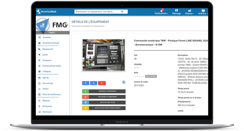 resposnable maintenance logiciel de gestion gmao
