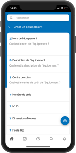 Une fiche équipement dans une GMAO pour lenseignement de la maintenance